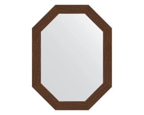 Зеркало настенное Polygon EVOFORM в багетной раме мозаика античная медь, 62х82 см, BY 7091