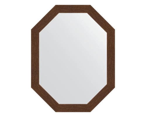 Зеркало настенное Polygon EVOFORM в багетной раме мозаика античная медь, 72х92 см, BY 7092