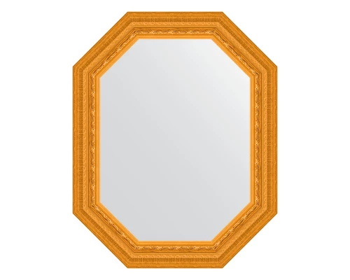 Зеркало настенное Polygon EVOFORM в багетной раме сусальное золото, 59х74 см, BY 7134