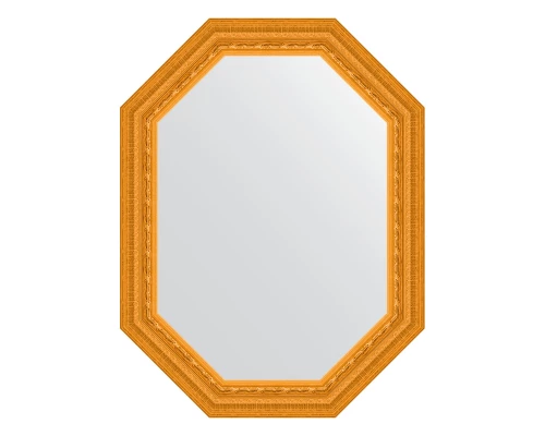 Зеркало настенное Polygon EVOFORM в багетной раме сусальное золото, 64х84 см, BY 7135