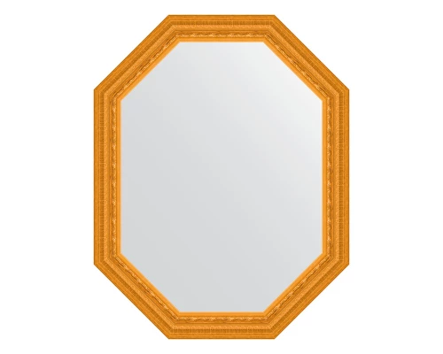 Зеркало настенное Polygon EVOFORM в багетной раме сусальное золото, 74х94 см, BY 7136