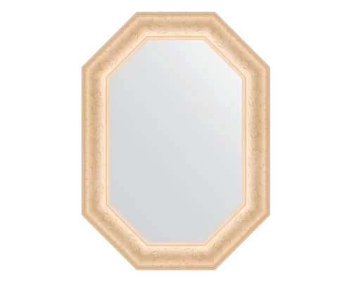 Зеркало настенное Polygon EVOFORM в багетной раме старый гипс, 55х75 см, BY 7141