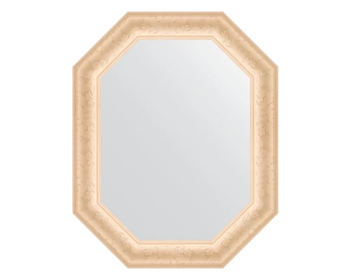 Зеркало настенное Polygon EVOFORM в багетной раме старый гипс, 60х75 см, BY 7142