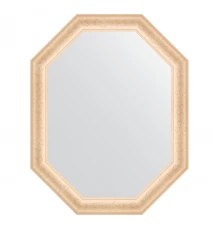 Зеркало настенное Polygon EVOFORM в багетной раме старый гипс, 75х95 см, BY 7144