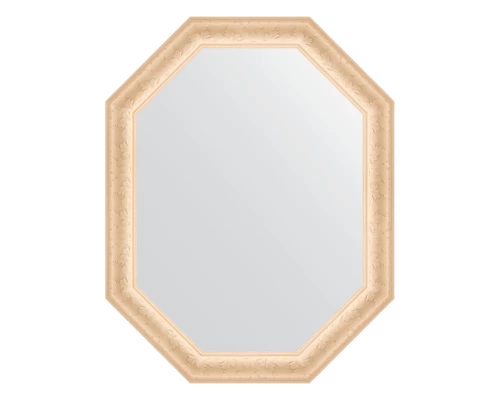 Зеркало настенное Polygon EVOFORM в багетной раме старый гипс, 75х95 см, BY 7144