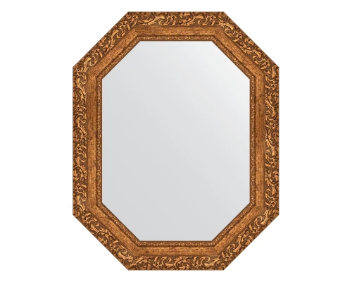 Зеркало настенное Polygon EVOFORM в багетной раме виньетка бронзовая, 60х75 см, BY 7146