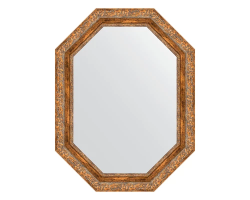 Зеркало настенное Polygon EVOFORM в багетной раме виньетка античная бронза, 65х85 см, BY 7155