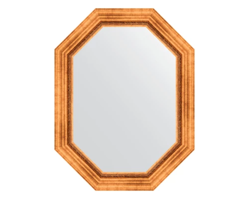 Зеркало настенное Polygon EVOFORM в багетной раме римское золото, 66х86 см, BY 7163