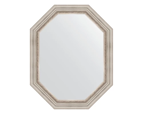 Зеркало настенное Polygon EVOFORM в багетной раме римское серебро, 76х96 см, BY 7168