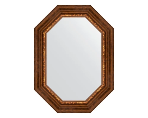 Зеркало настенное Polygon EVOFORM в багетной раме римская бронза, 56х76 см, BY 7169