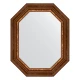 Зеркало настенное Polygon EVOFORM в багетной раме римская бронза, 61х76 см, BY 7170