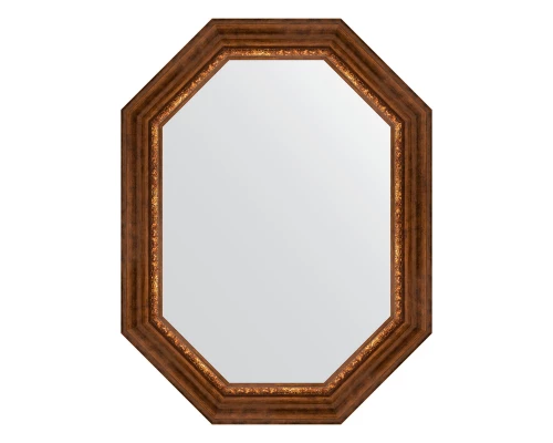 Зеркало настенное Polygon EVOFORM в багетной раме римская бронза, 66х86 см, BY 7171