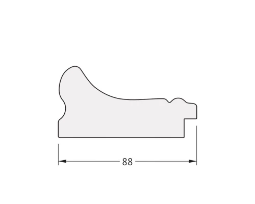 Зеркало настенное Polygon EVOFORM в багетной раме хамелеон, 61х76 см, BY 7174