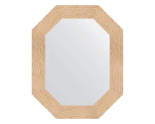 Зеркало настенное Polygon EVOFORM в багетной раме золотые дюны, 61х76 см, BY 7178