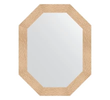 Зеркало настенное Polygon EVOFORM в багетной раме золотые дюны, 76х96 см, BY 7180