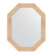 Зеркало настенное Polygon EVOFORM в багетной раме золотые дюны, 76х96 см, BY 7180