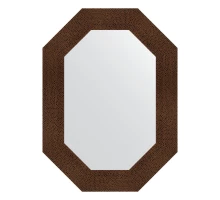 Зеркало настенное Polygon EVOFORM в багетной раме бронзовая лава, 56х76 см, BY 7189