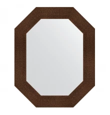 Зеркало настенное Polygon EVOFORM в багетной раме бронзовая лава, 61х76 см, BY 7190