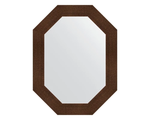 Зеркало настенное Polygon EVOFORM в багетной раме бронзовая лава, 66х86 см, BY 7191