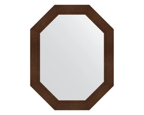 Зеркало настенное Polygon EVOFORM в багетной раме бронзовая лава, 76х96 см, BY 7192