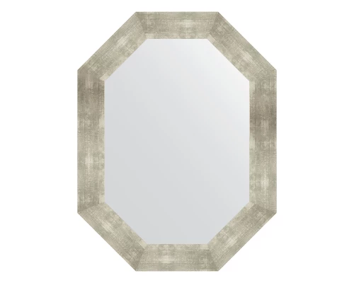 Зеркало настенное Polygon EVOFORM в багетной раме алюминий, 66х86 см, BY 7199