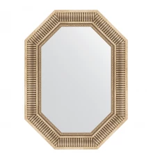 Зеркало настенное Polygon EVOFORM в багетной раме серебряный акведук, 57х77 см, BY 7201