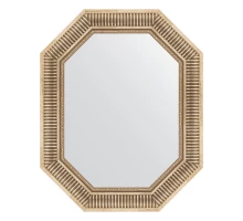 Зеркало настенное Polygon EVOFORM в багетной раме серебряный акведук, 62х77 см, BY 7202