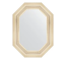 Зеркало настенное Polygon EVOFORM в багетной раме травленое серебро, 59х79 см, BY 7209