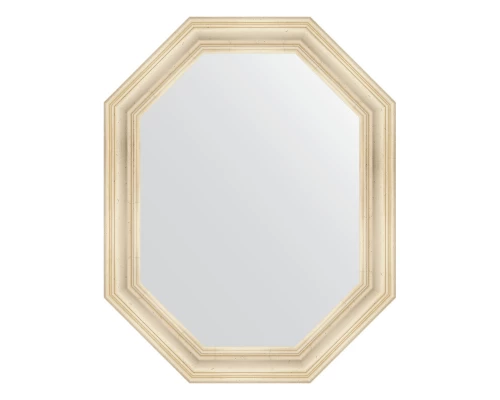 Зеркало настенное Polygon EVOFORM в багетной раме травленое серебро, 79х99 см, BY 7212