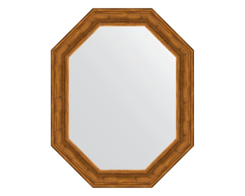 Зеркало настенное Polygon EVOFORM в багетной раме травленая бронза, 79х99 см, BY 7216