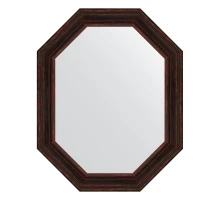 Зеркало настенное Polygon EVOFORM в багетной раме тёмный прованс, 79х99 см, BY 7220