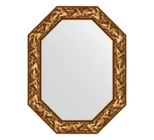 Зеркало настенное Polygon EVOFORM в багетной раме византия золото, 68х88 см, BY 7223