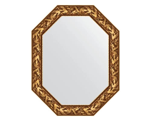 Зеркало настенное Polygon EVOFORM в багетной раме византия золото, 78х98 см, BY 7224