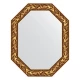 Зеркало настенное Polygon EVOFORM в багетной раме византия золото, 78х98 см, BY 7224