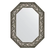 Зеркало настенное Polygon EVOFORM в багетной раме византия серебро, 58х78 см, BY 7225