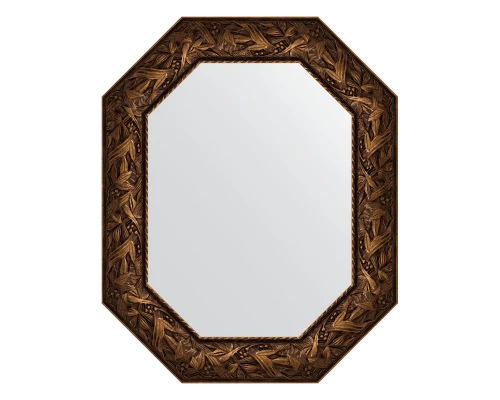 Зеркало настенное Polygon EVOFORM в багетной раме византия бронза, 63х78 см, BY 7230