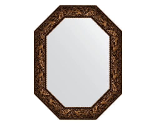 Зеркало настенное Polygon EVOFORM в багетной раме византия бронза, 68х88 см, BY 7231