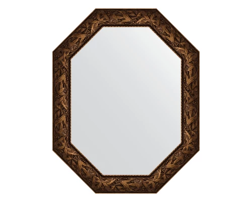 Зеркало настенное Polygon EVOFORM в багетной раме византия бронза, 78х98 см, BY 7232