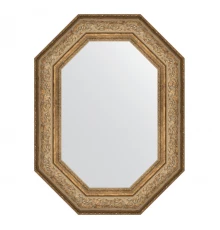 Зеркало настенное Polygon EVOFORM в багетной раме виньетка античная бронза, 60х80 см, BY 7249
