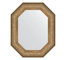 Зеркало настенное Polygon EVOFORM в багетной раме виньетка античная бронза, 65х80 см, BY 7250