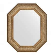 Зеркало настенное Polygon EVOFORM в багетной раме виньетка античная бронза, 65х80 см, BY 7250