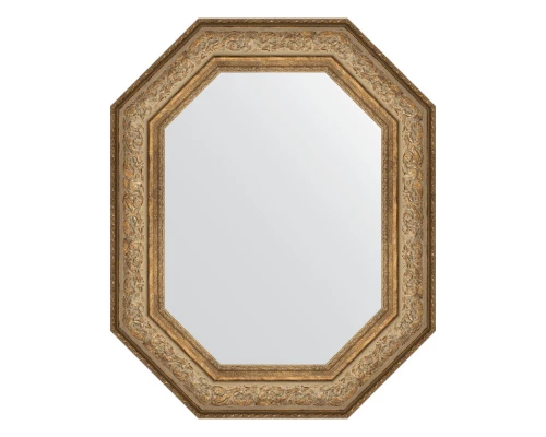 Зеркало настенное Polygon EVOFORM в багетной раме виньетка античная бронза, 65х80 см, BY 7250