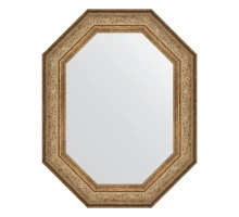 Зеркало настенное Polygon EVOFORM в багетной раме виньетка античная бронза, 70х90 см, BY 7251