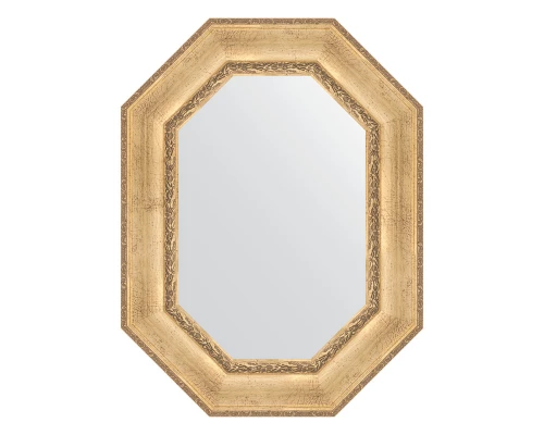 Зеркало настенное Polygon EVOFORM в багетной раме состаренное серебро с орнаментом, 62х82 см, BY 7261