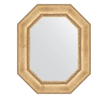 Зеркало настенное Polygon EVOFORM в багетной раме состаренное серебро с орнаментом, 67х82 см, BY 7262