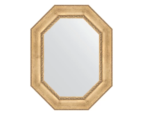 Зеркало настенное Polygon EVOFORM в багетной раме состаренное серебро с орнаментом, 72х92 см, BY 7263