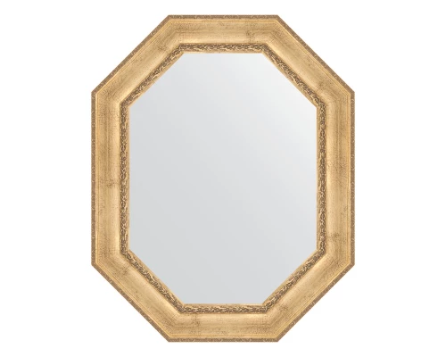 Зеркало настенное Polygon EVOFORM в багетной раме состаренное серебро с орнаментом, 82х102 см, BY 7264