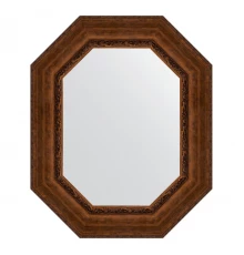 Зеркало настенное Polygon EVOFORM в багетной раме состаренная бронза с орнаментом, 67х82 см, BY 7266