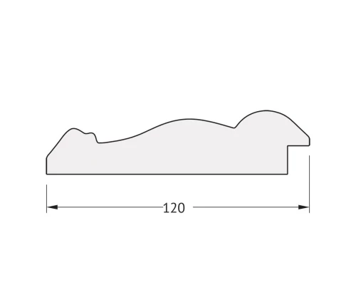 Зеркало настенное Polygon EVOFORM в багетной раме состаренное дерево с орнаментом, 82х102 см, BY 7272