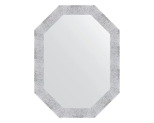 Зеркало настенное Polygon EVOFORM в багетной раме чеканка белая, 62х82 см, BY 7279